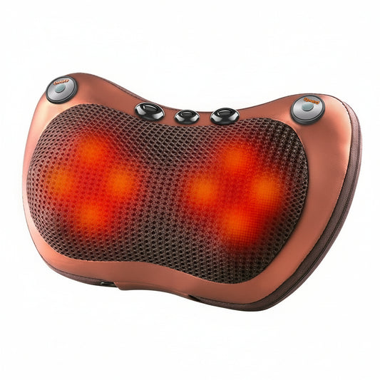 Massage Pillow ​For Head Relax Electric Shoulder Back Shiatsu Neck Massage,3 Speed