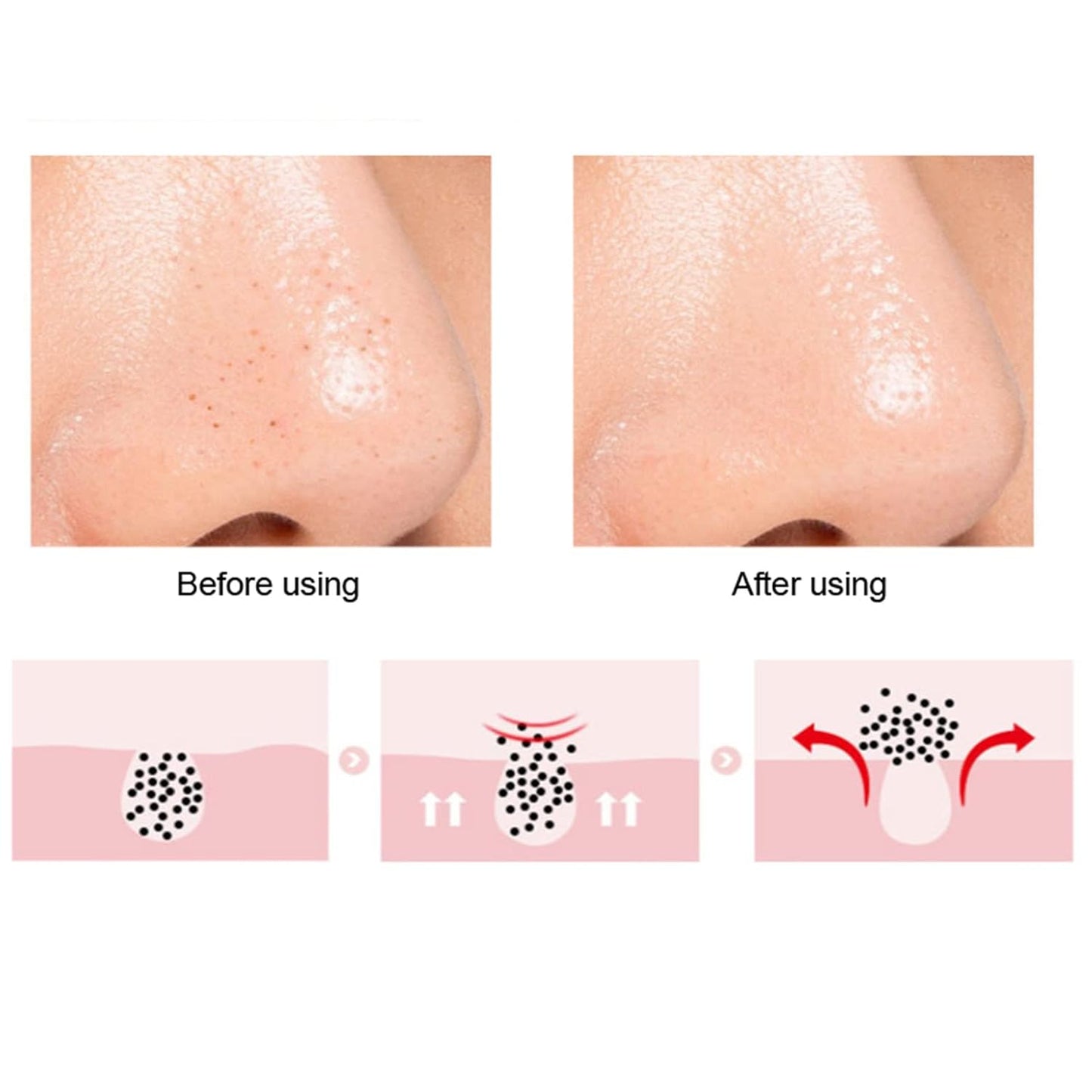 Silicone Nose Cleansing Brush, Silicone Exfoliating Lip Brush, Deep Cleaning Exfoliating Lip Brush with Double Sided, Facial Brush for Blackhead Cleanning, Lip Scrubs Exfoliator & Moisturizer(Purple)