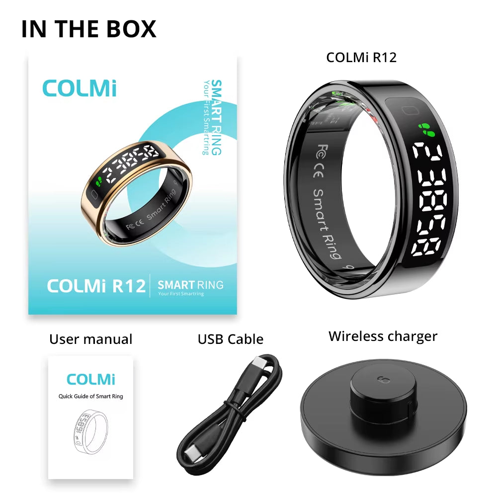 Qring R11 Smart Ring 2025 with Gesture Control Man Ring Smart Fitness Ring Waterproof Remote Control Electric Touches Ring