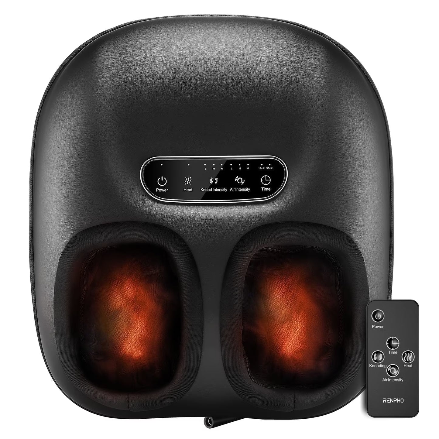 Shiatsu Foot Massager with Heat for Neuropathy Tired Foot Blood Circulation, FSA HSA Eligible,Black,Christmas Birthday Gifts for Mom Dad Men